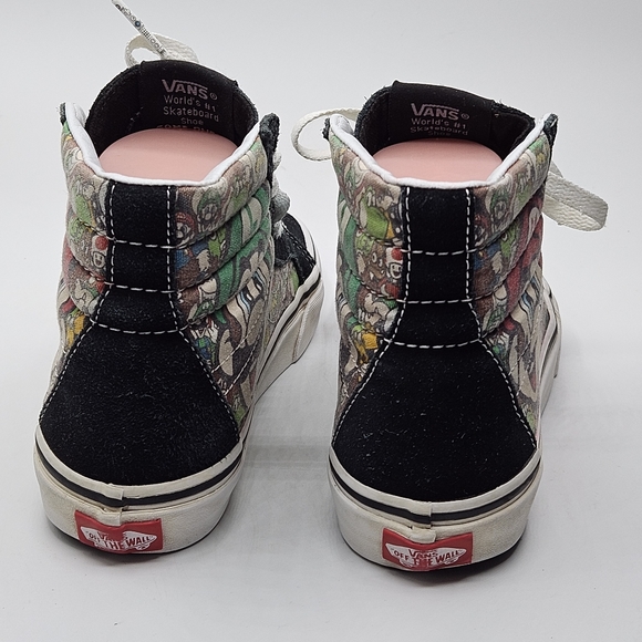 MARIO & LUIGI size 4.5 men 6 women VANS SK8-HI ZIP (NINTENDO) - Picture 14 of 15